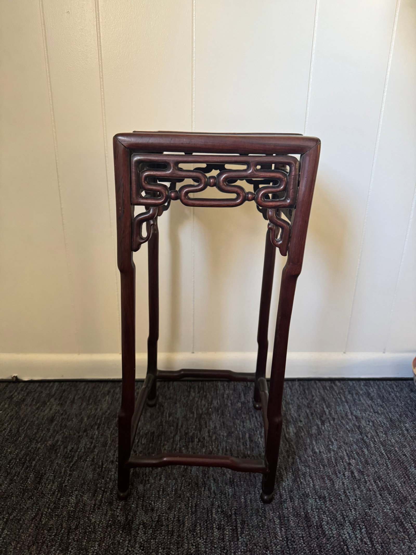 Chinese Wooden Flowerpot Stand: Size: 23.5 inches/ 59.2 cm. Provenance: From baltimore MD collector. We can offer Affordable, Reliable packing and shipping to all over the world for most items, generally save 10% than UPS store or m