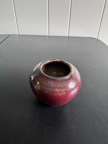 Chinese Red Glazed Porcelain China Water Pot