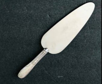 Vintage Cake Pie Server with Sterling Silver Handle Stainless Steel Lifter