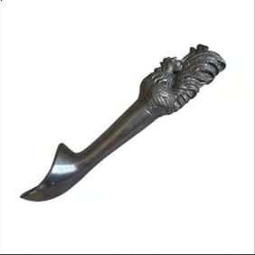 Vintage Arthur Court Chicken Metal Ice Cream Scoop Farm House Cottage Decor