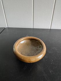 Chinese Yellow Ice Crack Glazed Brush Washer