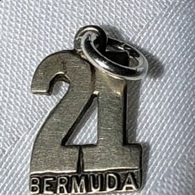 Sterling Silver Charm 21 BERMUDA Small 925 Bracelet