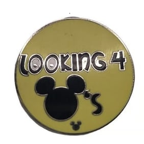 Disney Trading Pin 2010 Hidden Mickey Series Looking 4 Mickey's 4 of 5