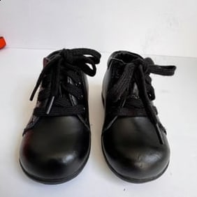 Stride Rite Boys SRT Elliot Black Shoes Booties 4.5 W Infant Photos EUC