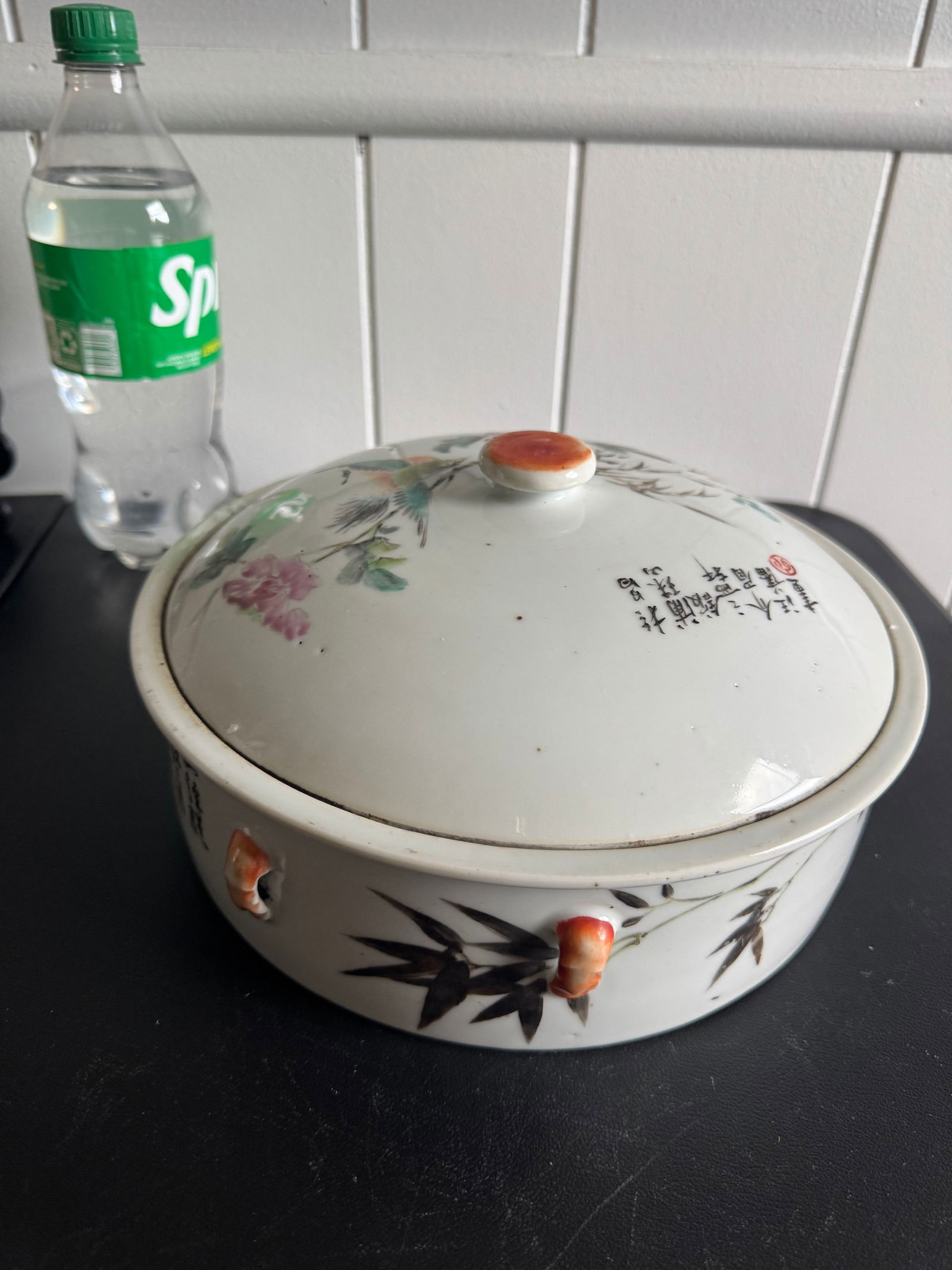 Chinese Famille Rose Porcelain China Pot With Lid (1 of 10)