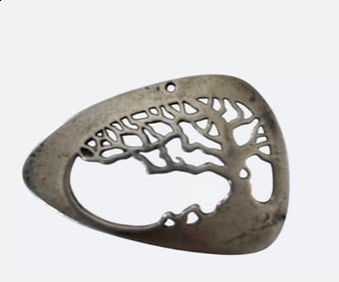 Tree Of Life Sterling Silver Pendant by Lotus 925 Horizontal Hallmarked