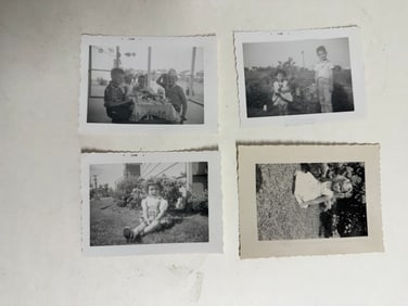 Set Of 4 Age Photos 11H