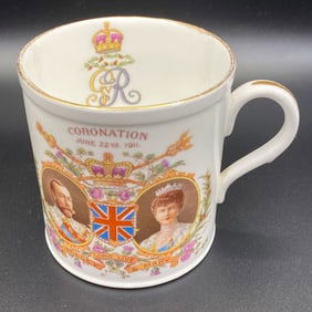 Late Foley Shelley George V Coronation Mug 1911