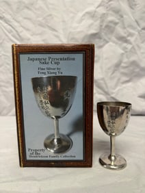 Chinese silver cup China Characters Mark