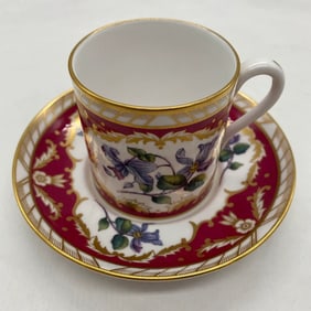 Spode The Cabinet Collection Cup And Saucer Halston