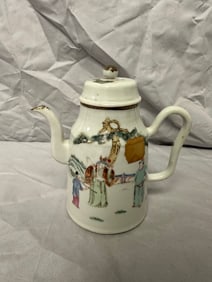Chinese Famille Rose Porcelain Teapot