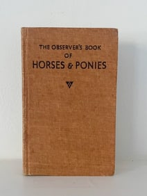 Observer's book of horses and ponies, Rare First Edition