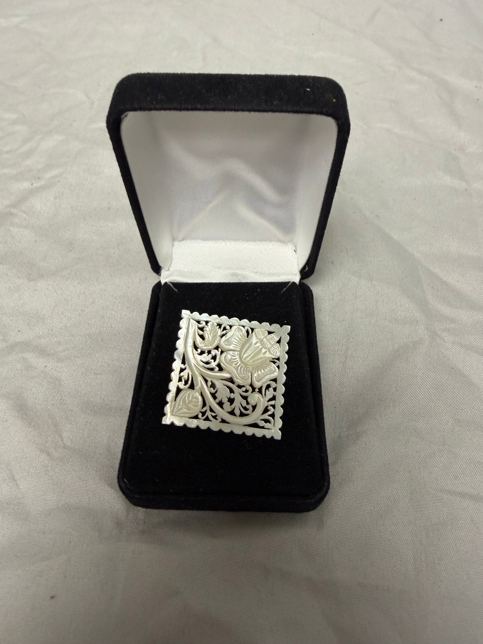 Chinese White Jade Plaque (1 of 3)