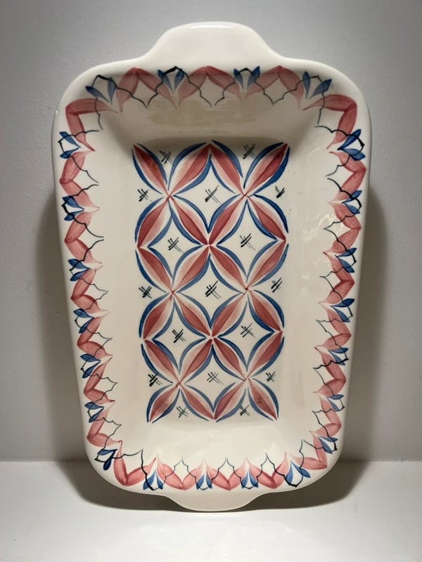 vintage Swedish ceramic serving dish from Laholm Keramik (1 of 2)