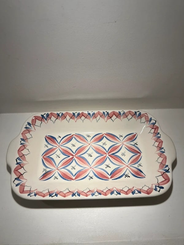 vintage Swedish ceramic serving dish from Laholm Keramik - 2
