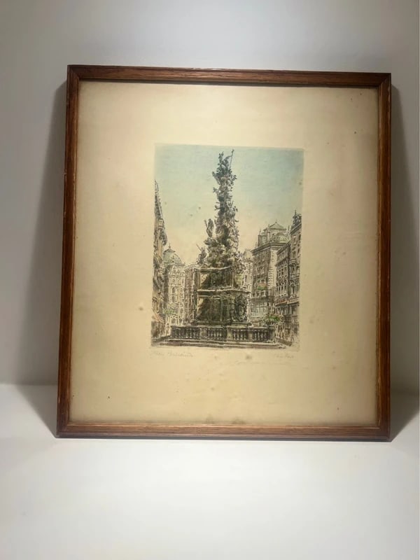 Vintage original signed art 1949: Size: 12 inch. Provenance: From Philadelphia PA collector. We can offer Affordable, Reliable packing and shipping to all over the world for most items, generally save 10% than UPS store or more, feel