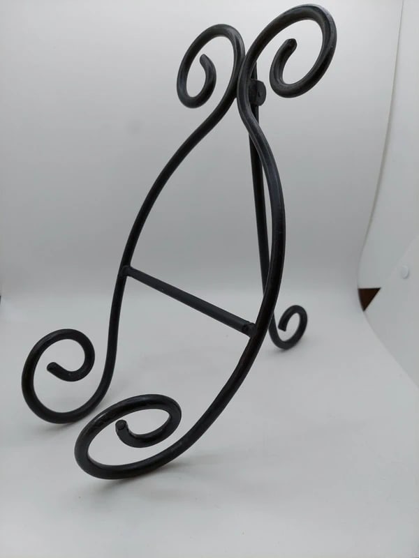 vintage wrought iron book stand: Size: 6.5 inches/ 16.5cm. Provenance: From Dover DE collector. We can offer Affordable, Reliable packing and shipping to all over the world for most items, generally save 10% than most shipper or more