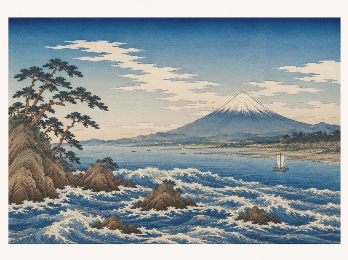 Japenese Watercolor 65#: Size: 12.5x14.5 inch. Provenance: From Elkton MD collector. Preview Day: Preview open On Jun 13th Sat 10AM-4 PM, welcome. We can offer Affordable, Reliable packing and shipping to all over the world f