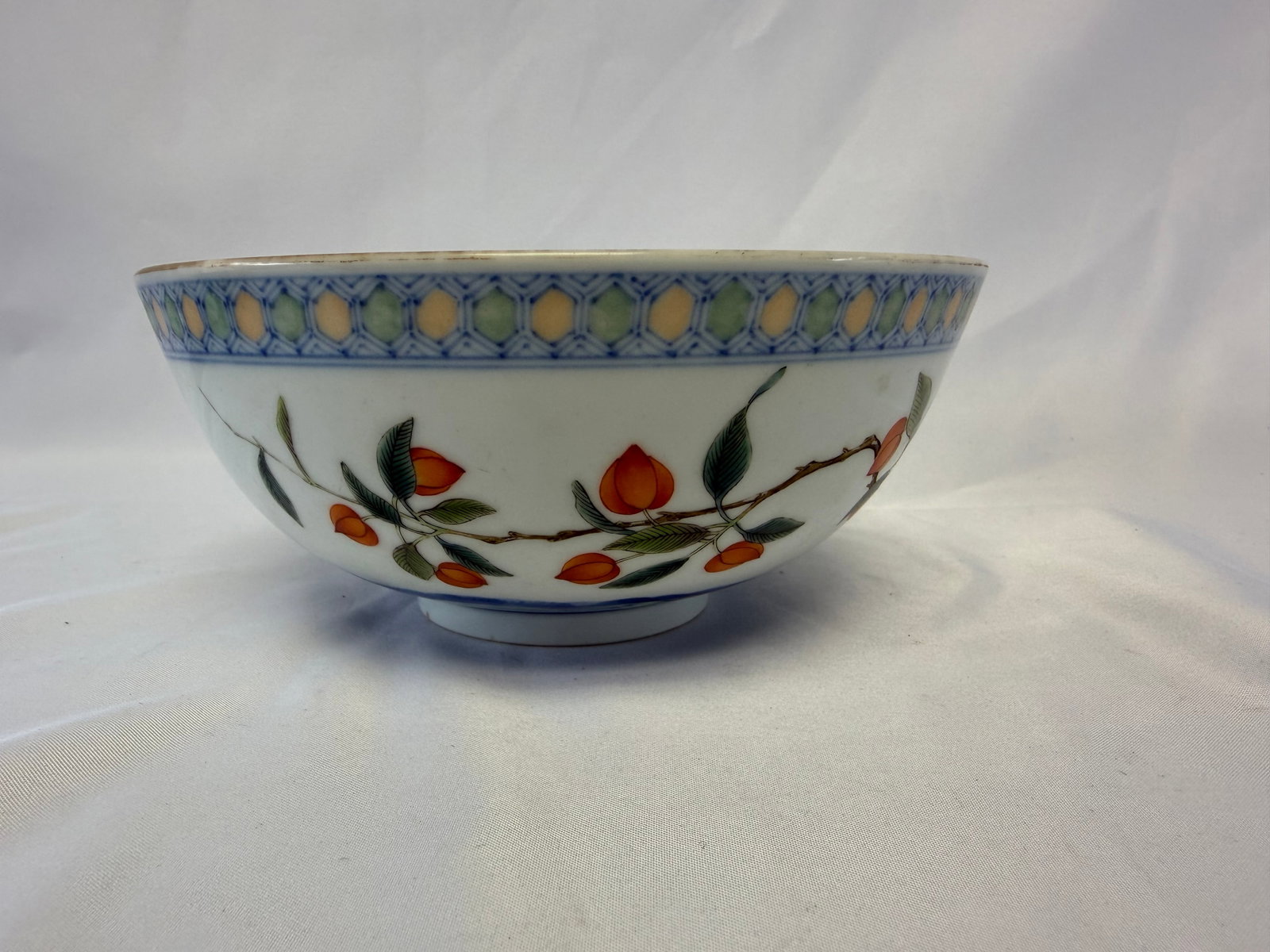 Chinese Famille Rose Blue And White Dragon And Famille Rose Fruit Porcelain China Bowl Mark (1 of 12)