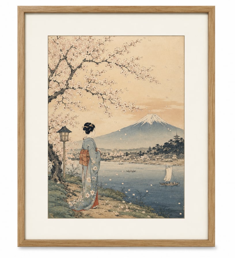 print Tokaido Japanese Painting: Size: inch. Provenance: From Baltimore MD collector. Preview Day: Preview open On Jun 13th Sat 10AM-4 PM, welcome. We can offer Affordable, Reliable packing and shipping to all over the world for most