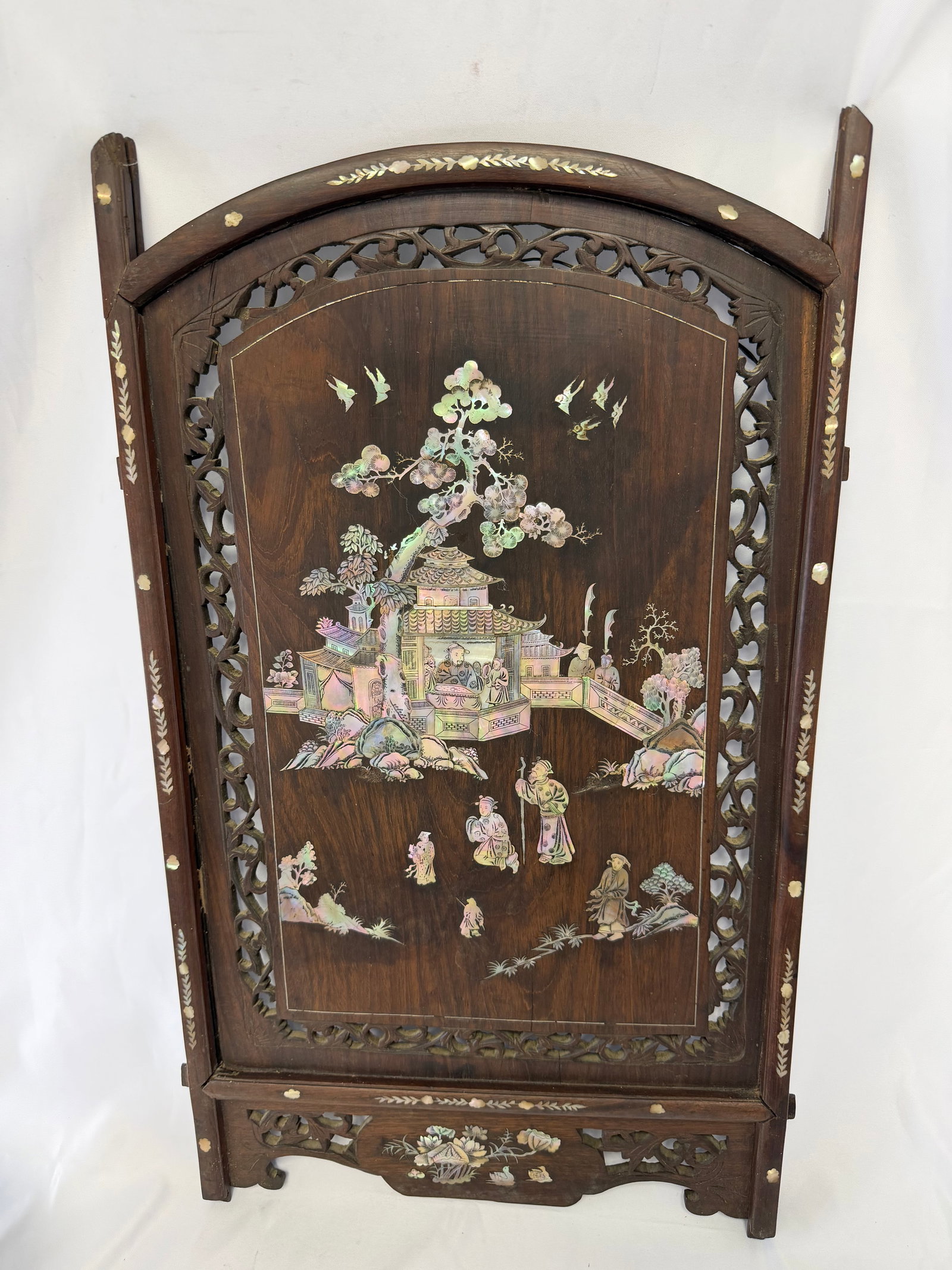 Chinese Antique Wooden Panel China Plaque (1 of 3)