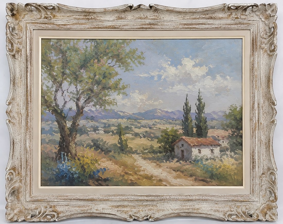 Vintage 1970 s Painting Oil landscape (1 of 1)