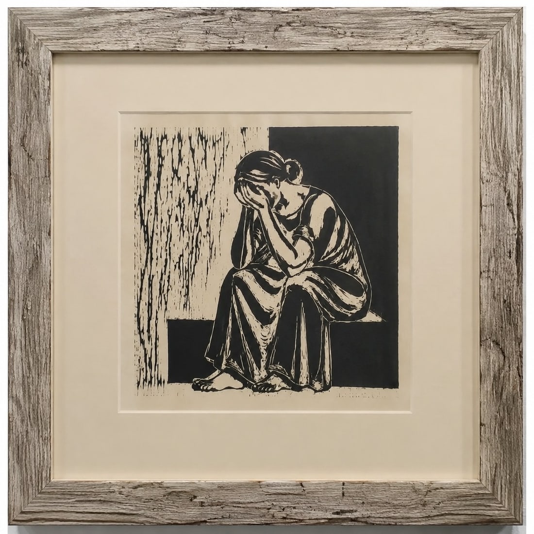 Numbered Woodblock Print B (1 of 1)