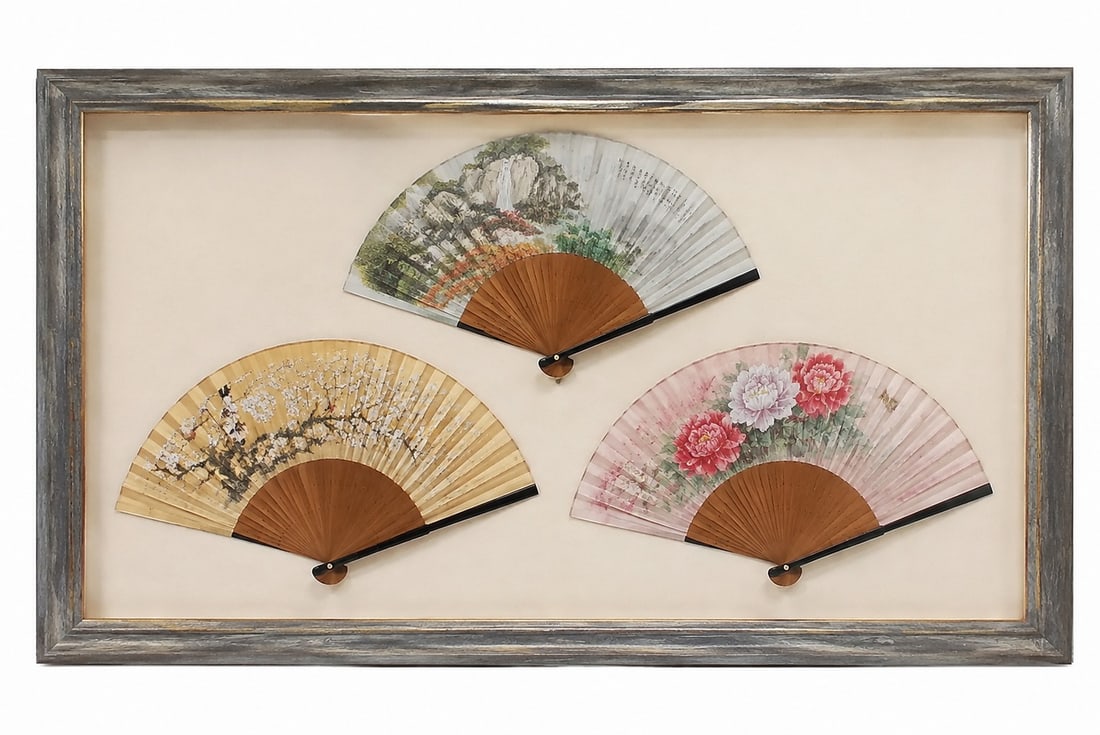 Japanese Fans in a Beautiful Framed B (1 of 1)