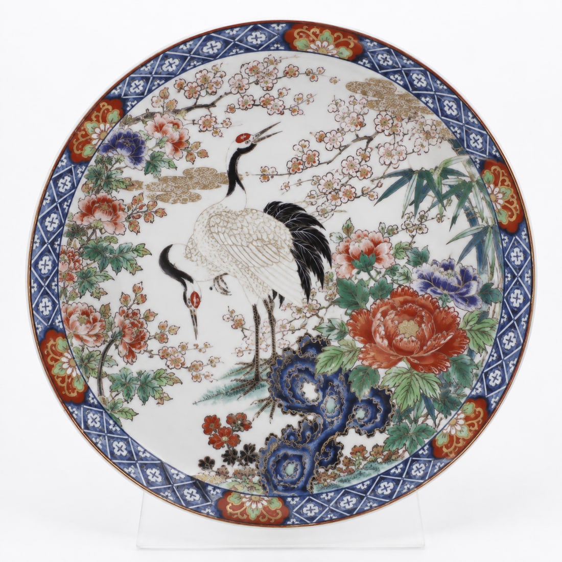 Vintage Japanese Imari Porcelain Plate: Size: 9.9 inch. Provenance: From West Chester PA collector. Preview Day: Preview open On Sep 5th Sat 10AM-4 PM, welcome. We can offer Affordable, Reliable packing and shipping to all over the world fo