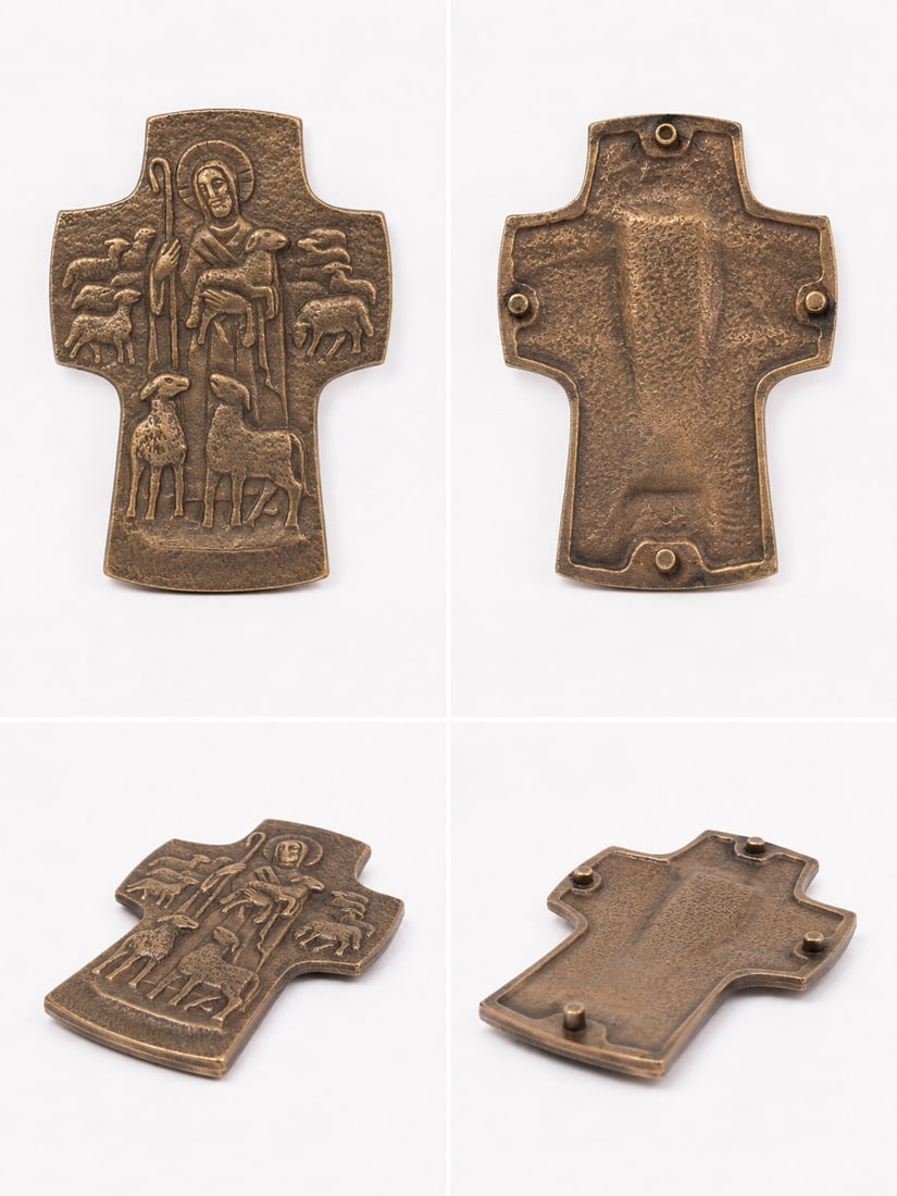 Creator Solid Bronze.: Size: 3.7 inch. Provenance: From West Media PA collector. Preview Day: Preview open On Sep 5th Sat 10AM-4 PM, welcome. We can offer Affordable, Reliable packing and shipping to all over the world for