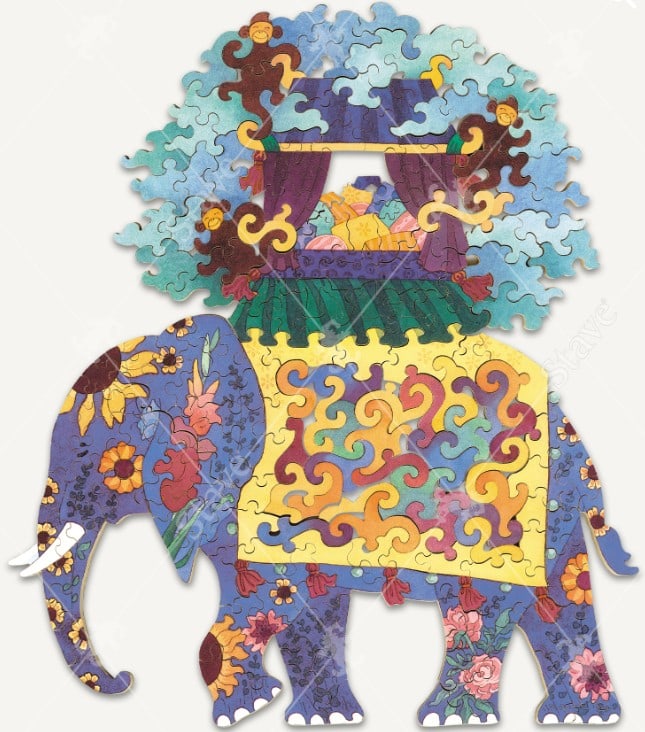 Stave Wooden Jigsaw Puzzle Riding High (1 of 4)