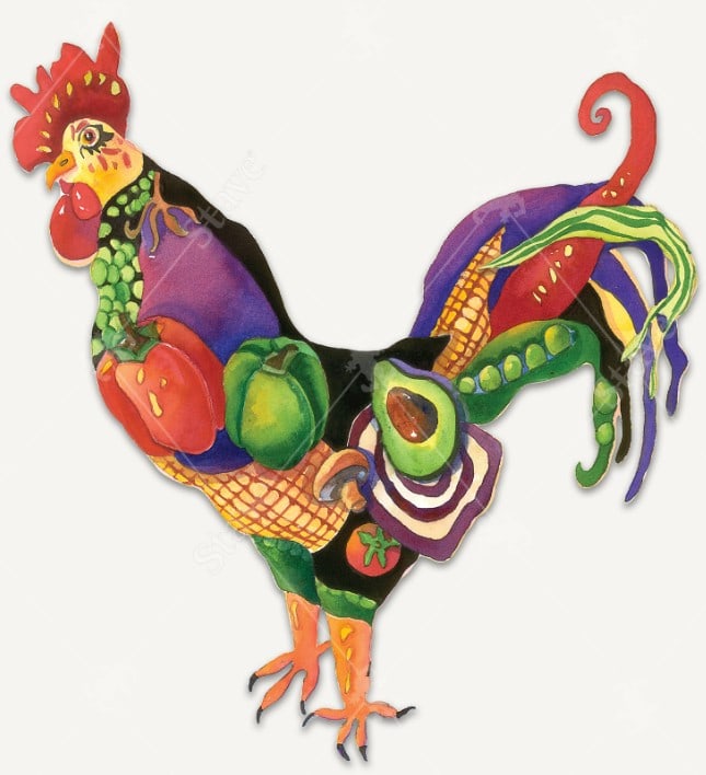 Stave Wooden Jigsaw Puzzle Chicken Salad (1 of 5)