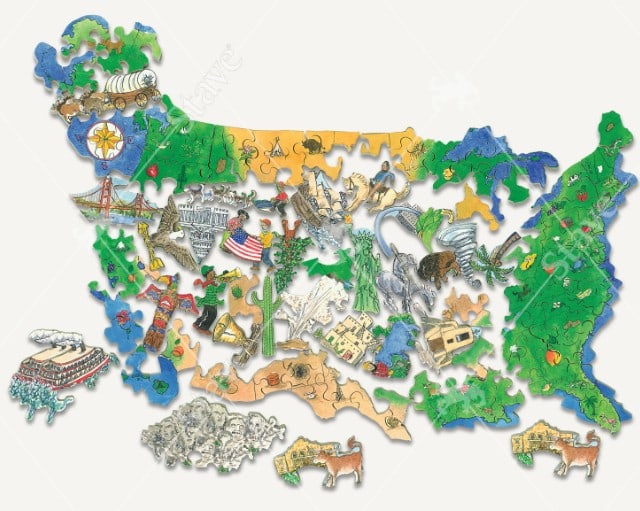 Stave Wooden Jigsaw Puzzle State of Mind (1 of 5)