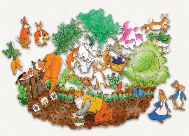 Stave Wooden Jigsaw Puzzle Bad Hare Day (1 of 4)