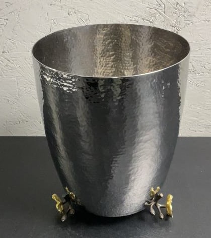 Michael Aram Gold Orchid Waste Basket (1 of 5)