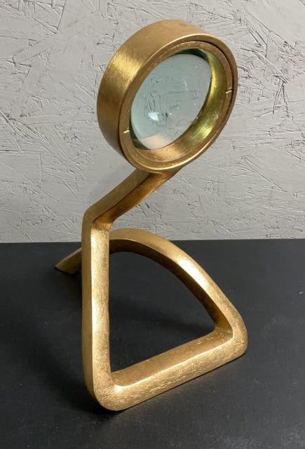 Jensen by Pulp Design Magnifying Glass: Buyer Premium 10% BP MFG Jensen by Pulp Design Magnifying Glass Size (WDH) 12-1/2"H Located in: Chattanooga, TN Jensen magnifying object is named for the designer, Barry Dixon, who inspired the design