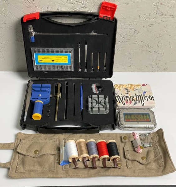 Watch Repair Kit & Sewing Kit: Buyer Premium 10% BP Watch Repair Kit & Sewing Kit Located in: Chattanooga, TN *Sold As Is Where Is* G-5-C