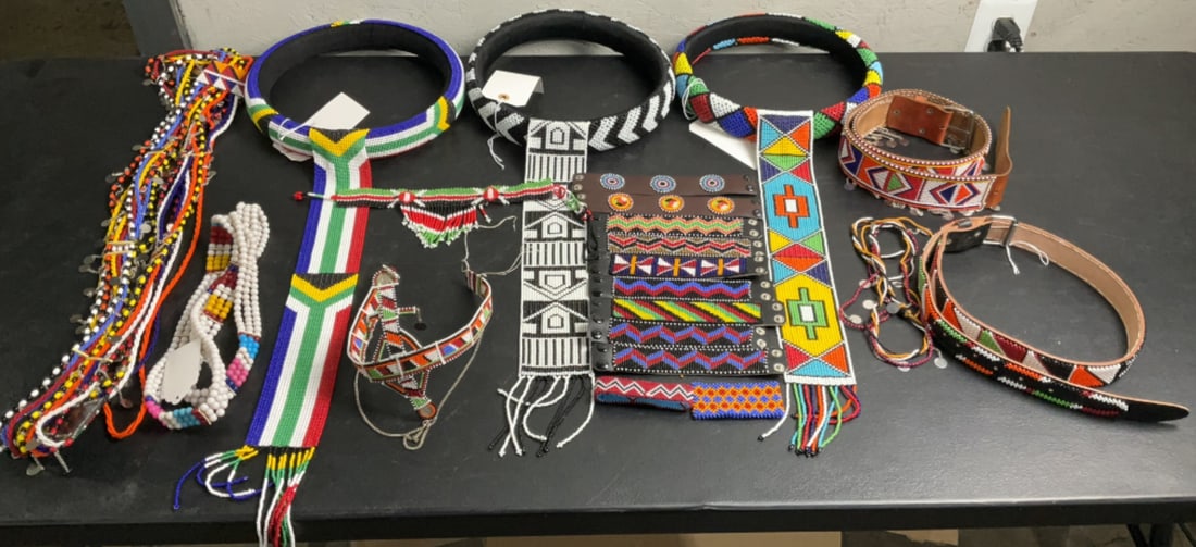 Beaded Bracelets, Belts & More: Buyer Premium 10% BP Beaded Bracelets, Belts & More Located in: Chattanooga, TN *Sold As Is Where Is* 1274 H-2-C