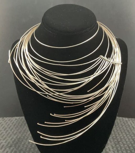 16 Cable Line Silver Necklace (1 of 8)