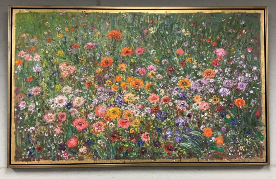 Bruno Zupan "Wildflowers in Mallorca" Painting (1 of 7)