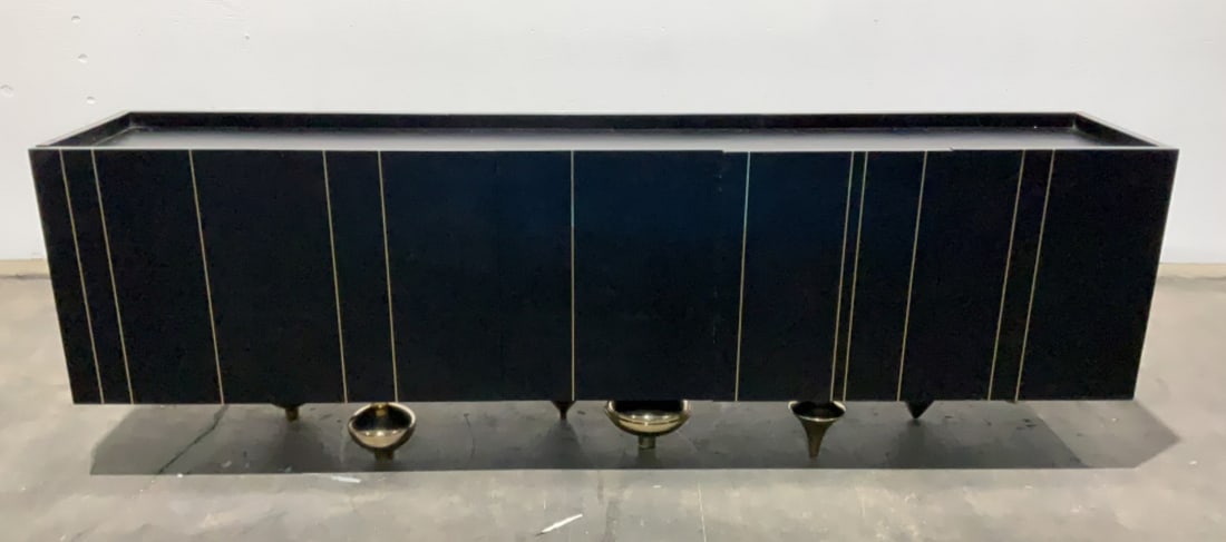 IL Pezzo Mancante Black Ash Wood Sideboard (1 of 9)