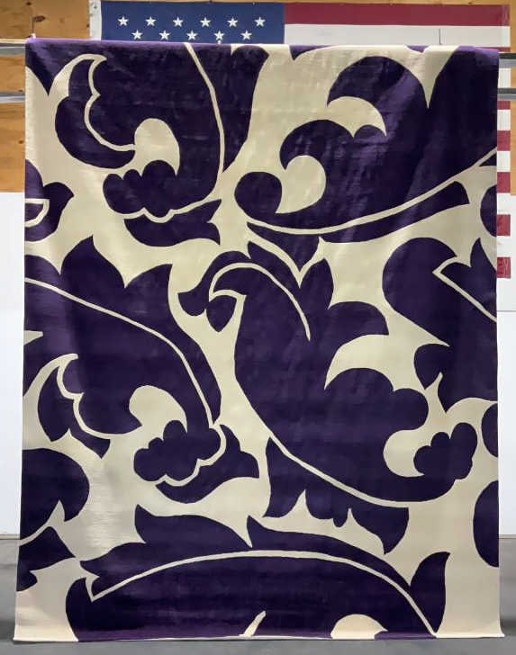 The Rug Co. 13' 11 x 9' 10 Handmade Marni Rug: Buyer Premium 10% BP MFG The Rug Co. 13' 11 x 9' 10 Handmade Marni Rug Located in: Chattanooga, TN A large hand knotted Tibetan wool area rug by The Rug Company, designed by Consuelo Castiglioni for M