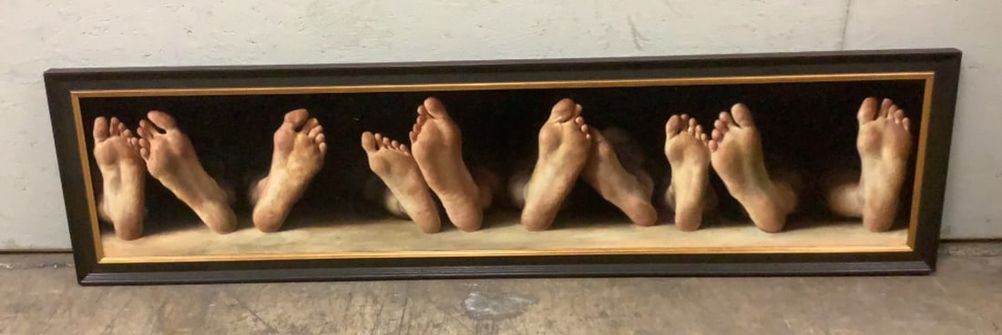 Anthony Ackrill "Soles" Oil on Board (1 of 5)