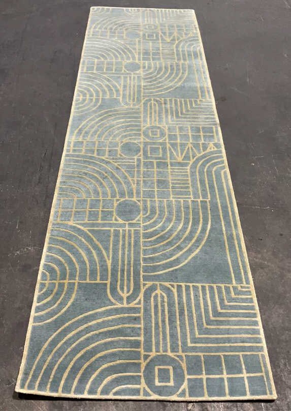 The Rug Co 2'10"x10'2-1/2" Kelly Wearstler Rug: Buyer Premium 10% BP MFG The Rug Co 2'10"x10'2-1/2" Kelly Wearstler Rug Located in: Chattanooga, TN *Sold as is Where is* 3039 J-FLOOR