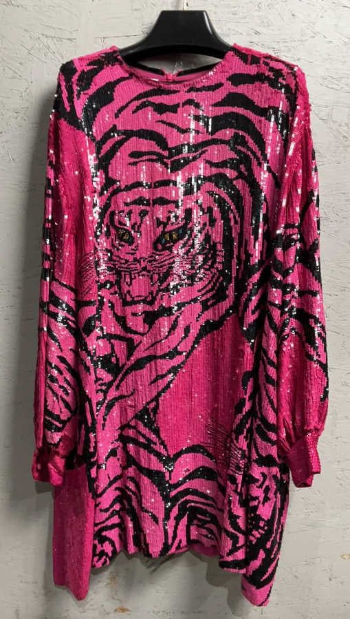 Valentino Sequins Tiger Dress (1 of 6)