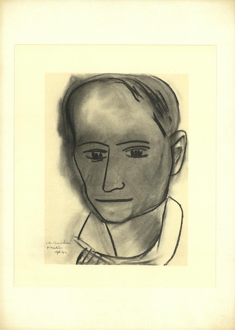 Henri Matisse - Charles Baudelaire - 1954 Lithograph (1 of 2)