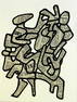 Jean Dubuffet - La Botte A Nique - 1973 Heliogravure 9"