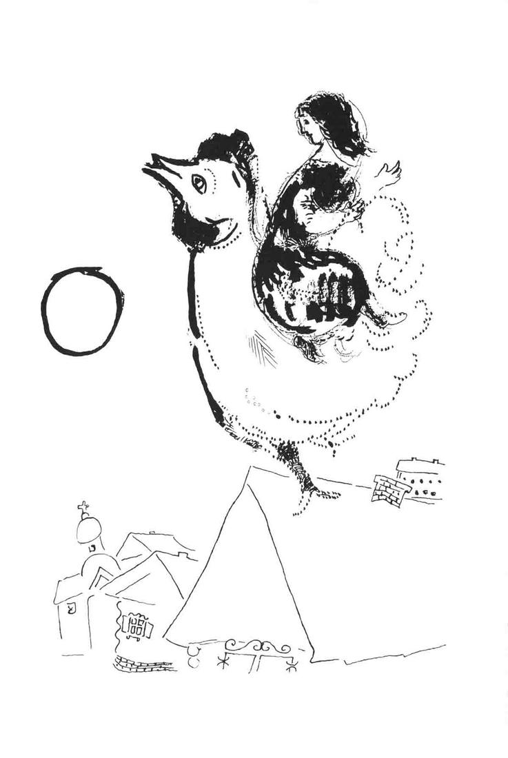 Marc Chagall - The String of Pearls - 1992 Serigraph (1 of 1)