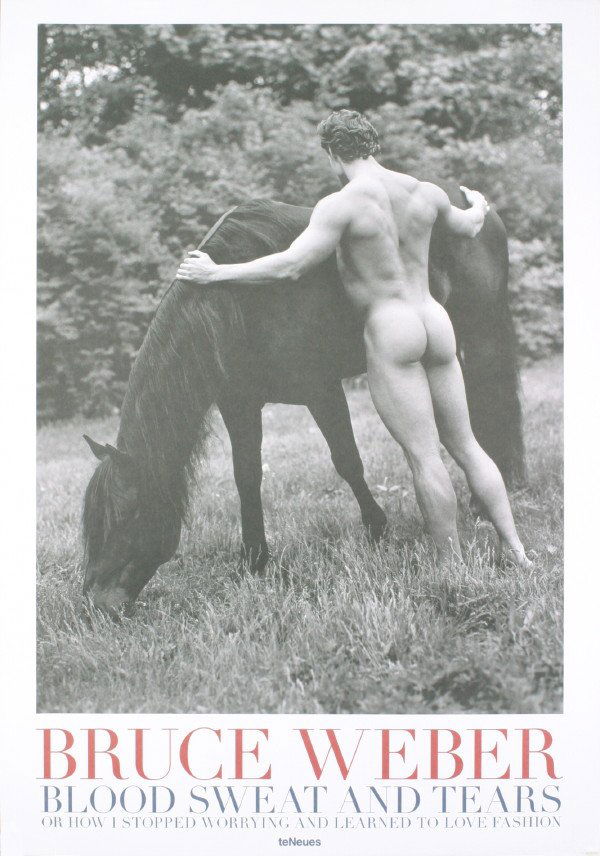 Weber Man With Horse Offset Lithograph: Reference #: ULNR8016 Artist Last Name: Weber Artist First Name: Bruce Title: Man With Horse Medium: Offset Lithograph Paper Height: 39.5 inches Paper Size Width: 27.5 inches Image Height: 31.75 inche