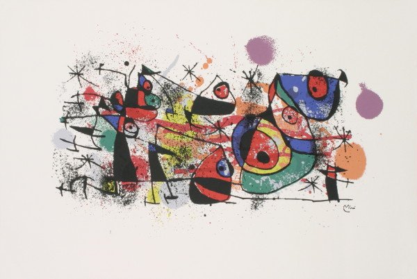 Miro ceramics Lithograph: Reference #: ULXX7756 Artist Last Name: Miro Artist First Name: Joan Title: ceramics Medium: Lithograph Paper Height: 20.75 inches Paper Size Width: 31 inches Image Height: 16 inches Image Width: 24.7